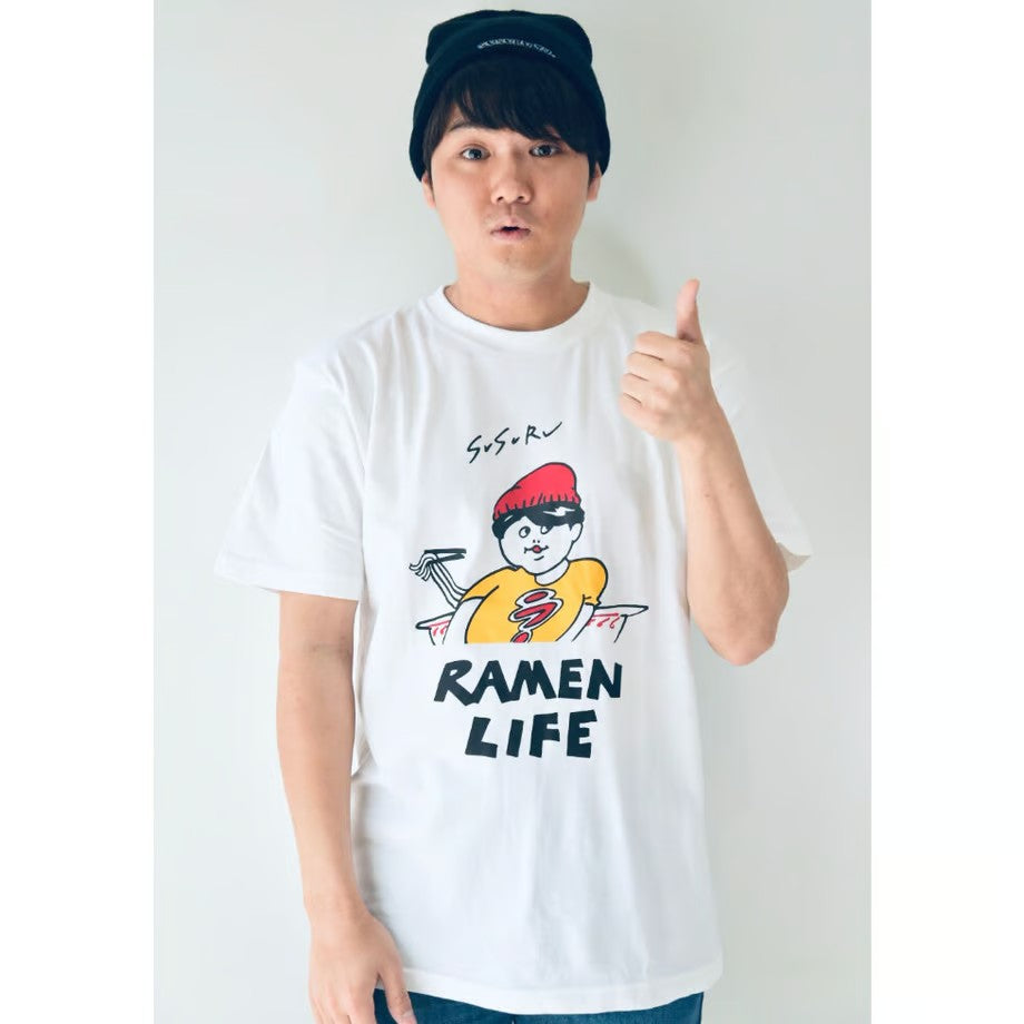 RAMEN LIFE Tシャツ(赤)