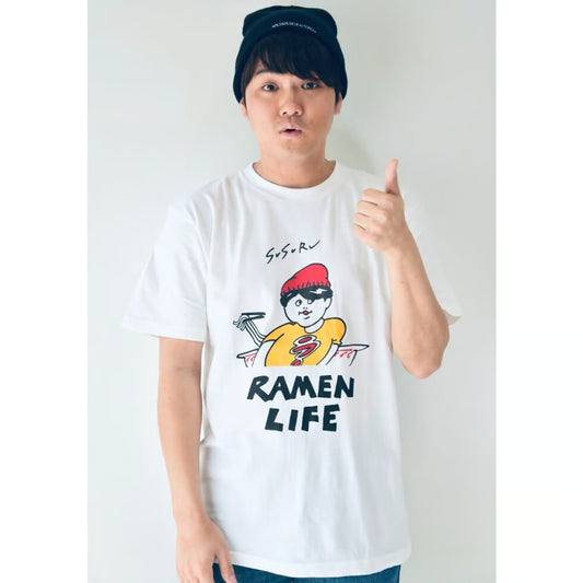 RAMEN LIFE Tシャツ(赤)