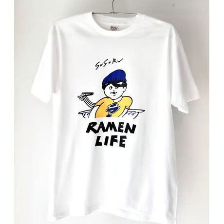 RAMEN LIFE Tシャツ(青)