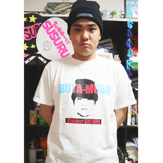 豚無双Tシャツ(レッド&ブルー)