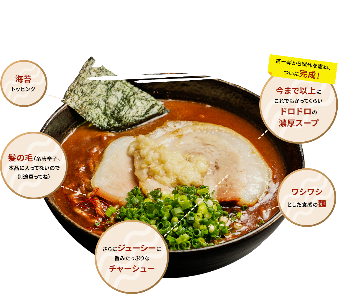 SNSで大流行した架空のラーメン「濃厚とんこつ豚無双」をガチ再現。