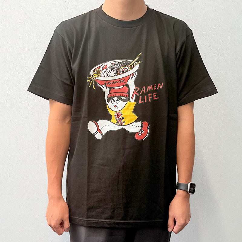 新RAMEN LIFE Tシャツ(黒)