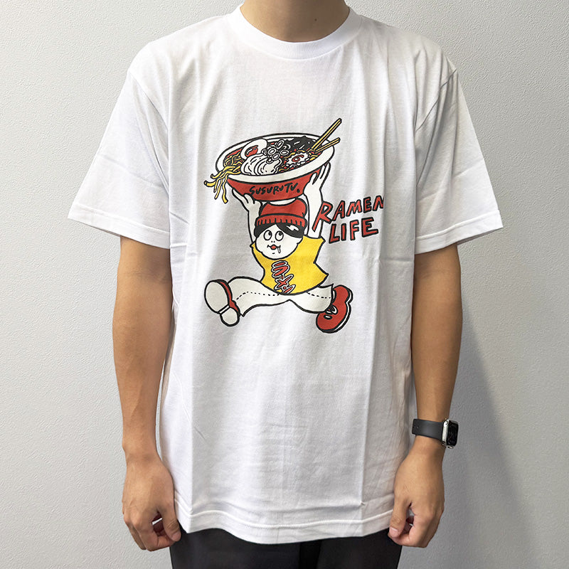 新RAMEN LIFE Tシャツ(白)