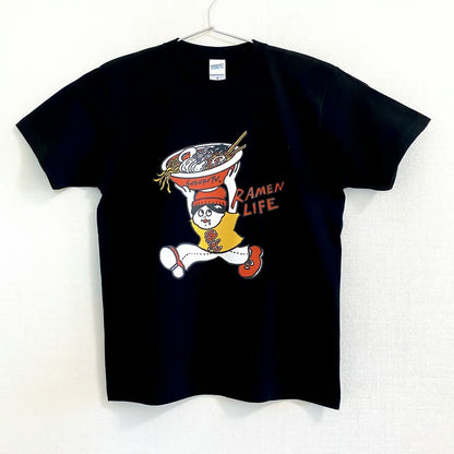 新RAMEN LIFE Tシャツ(黒)