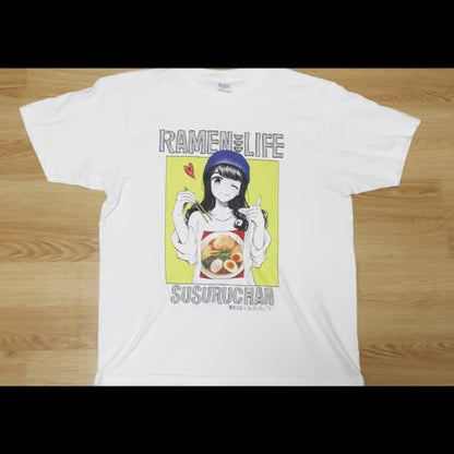 【数量限定コラボ!!】SUSURUちゃんTシャツ(白)